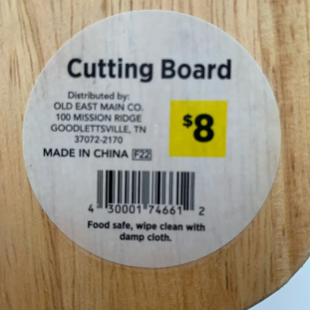 Wooden Cutting Board 2 with Thankful Design Lot of 6